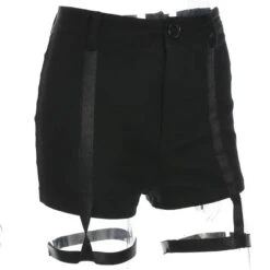 Cyber Gothic Leg Harness Shorts EG031 -EgrilDoll Fashion Outlet Store cyber gothic leg harness shorts eg031 836