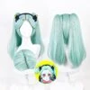 CYBERPUNK Edgerunners Pastel Green Rebecca Base Wig With Twintails ON154
