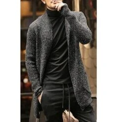 Dark Academia Men's Cardigan Streetwear Knitted Coat SP16318 -EgrilDoll Fashion Outlet Store dark academia mens cardigan streetwear knitted coat sp16318 620