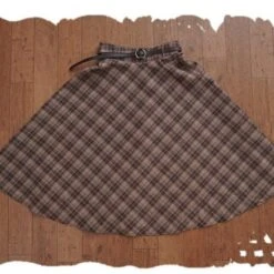 Dark Academia Retro Doll's Diagonal Plaid Skirt EG16454 9 Dark Academia Retro Doll's Diagonal Plaid Skirt EG16454 -EgrilDoll Fashion Outlet Store dark academia retro dolls diagonal plaid skirt eg16454 572