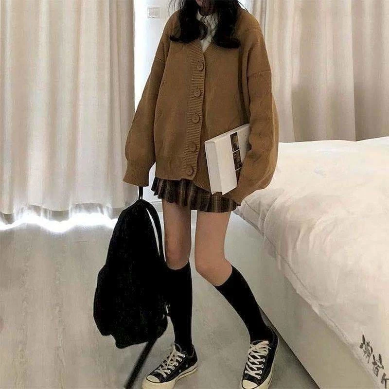 Dark Academia Spring And Autumn Preppy Pleated Skirt DK027 5 Dark Academia Spring And Autumn Preppy Pleated Skirt DK027 - Image 5