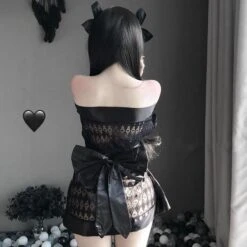 Dark Japanese Kimono Bathrobe Cosplay Lingerie EG166 -EgrilDoll Fashion Outlet Store dark japanese kimono bathrobe cosplay lingerie eg166 305