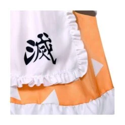 Demon Slayer Zenitsu Agatsuma Maid Halloween Cosplay Costume HW16 -EgrilDoll Fashion Outlet Store demon slayer zenitsu agatsuma maid halloween cosplay costume hw16 986