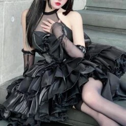 Devil Queen Mei Black Lolita Dress ON587