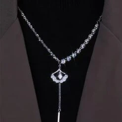 Elegant Chic Design Sweater Chain Necklace Apricot Leaf Necklace -EgrilDoll Fashion Outlet Store elegant chic design sweater chain necklace apricot leaf 727