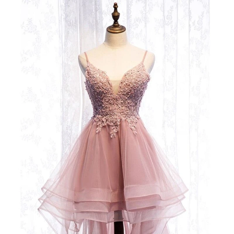 Elegant V-Neck Beads Long Evening Dresses Party Tulle Prom Gowns SS1826 16 Elegant V-Neck Beads Long Evening Dresses Party Tulle Prom Gowns SS1826 - Image 16