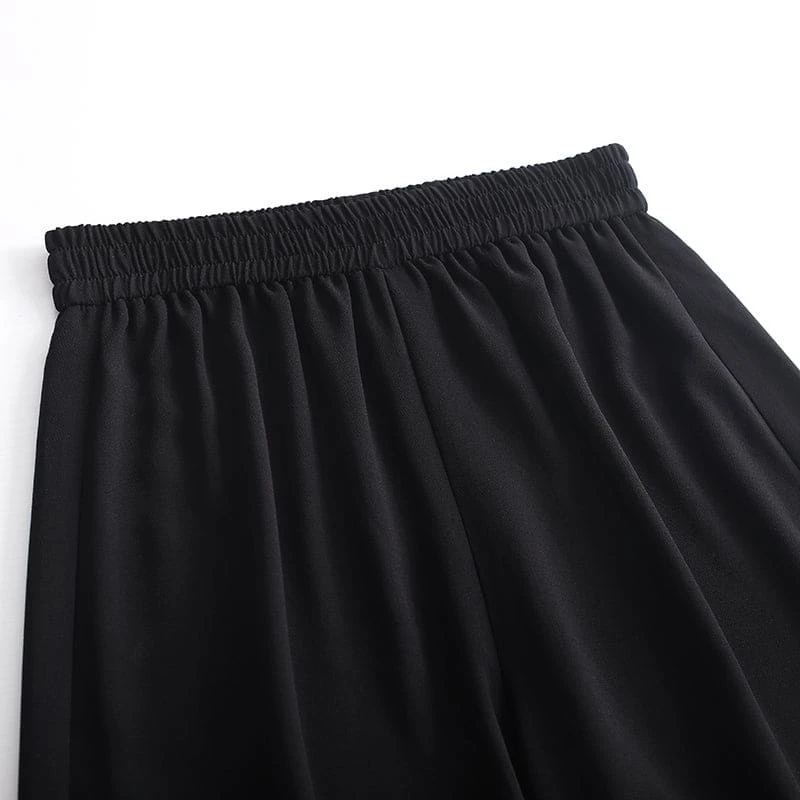 Embroidery Golden Dragon Casual Black Red Pants ON10 6 Embroidery Golden Dragon Casual Black Red Pants ON10 - Image 6