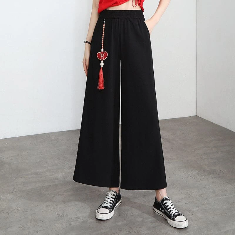 Embroidery Golden Dragon Casual Black Red Pants ON10 10 Embroidery Golden Dragon Casual Black Red Pants ON10 - Image 10