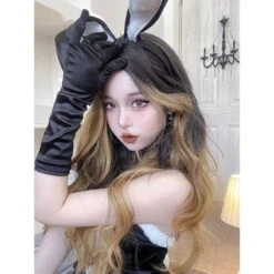 Emily Queen Gradient Ombre Lolita Wig ON278 -EgrilDoll Fashion Outlet Store emily queen gradient ombre lolita wig on278 black brown milk tea gold 206