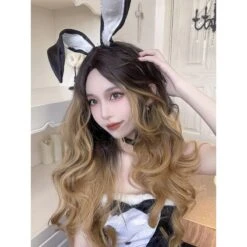 Emily Queen Gradient Ombre Lolita Wig ON278 -EgrilDoll Fashion Outlet Store emily queen gradient ombre lolita wig on278 black brown milk tea gold 776