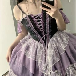 Emma Witchy Black And Purple Perfect Cute ON808 10 Emma Witchy Black And Purple Perfect Cute ON808 -EgrilDoll Fashion Outlet Store emma witchy black and purple perfect cute on808 153