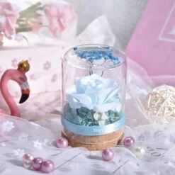 Everlasting Flower Gift -EgrilDoll Fashion Outlet Store everlasting flower gift 2 light blue 422