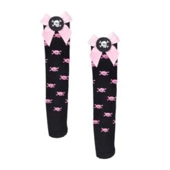 Fashion Cute Bow-Knot Knee Socks Ladies Sweet Gothic Casual Thigh Sexy Stretch Skull High Socks -EgrilDoll Fashion Outlet Store fashion cute bow knot knee socks ladies sweet gothic casual thigh sexy stretch skull high 243