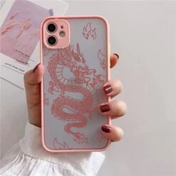 Fashion Dragon Pattern Transparent IPhone Phone Case EE0781 -EgrilDoll Fashion Outlet Store fashion dragon pattern transparent iphone phone case ee0781 style 9 for 7 8 657