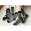 Fashion Harajuku Black Comfy Socks ON356