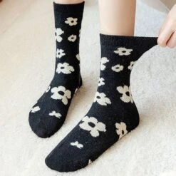 Fashion Harajuku Black Comfy Socks ON356 19 Fashion Harajuku Black Comfy Socks ON356 -EgrilDoll Fashion Outlet Store fashion harajuku black comfy socks on356 plaid star flower wool 854
