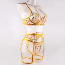 Floral Lingerie Set -EgrilDoll Fashion Outlet Store floral lingerie set 269