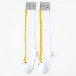 Funny Chicken/Cat/Pig Feet Cotton 3D Black And White Over Knee Long Socks BE479 24 Funny Chicken/Cat/Pig Feet Cotton 3D Black And White Over Knee Long Socks BE479 -EgrilDoll Fashion Outlet Store funny chickencatpig feet cotton 3d black and white over knee long socks be479 597