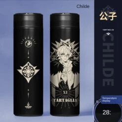 Genshin Impact Black Vision Tumbler ON383 -EgrilDoll Fashion Outlet Store genshin impact black vision tumbler on383 304 stainless steel childe 541