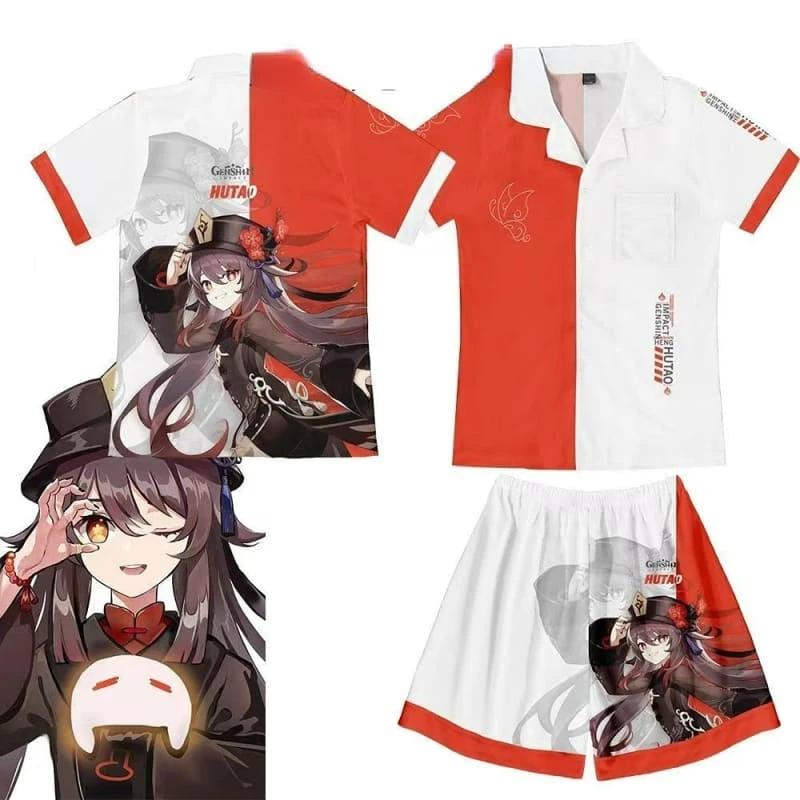 Genshin Impact Character Homewear Pajamas ON423 4 Genshin Impact Character Homewear Pajamas ON423 - Image 4