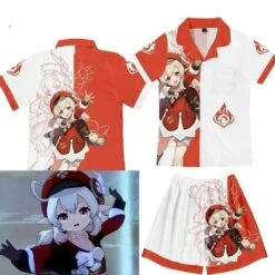 Genshin Impact Character Homewear Pajamas ON423 18 Genshin Impact Character Homewear Pajamas ON423 -EgrilDoll Fashion Outlet Store genshin impact character homewear pajamas on423 klee xxs pajama set 903