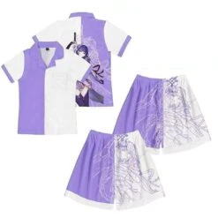 Genshin Impact Character Homewear Pajamas ON423 23 Genshin Impact Character Homewear Pajamas ON423 -EgrilDoll Fashion Outlet Store genshin impact character homewear pajamas on423 raiden shogun xxs pajama set 211