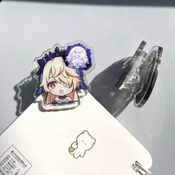 Genshin Impact Cute Chibi Emojis Clip Stands ON418 -EgrilDoll Fashion Outlet Store genshin impact cute chibi emojis clip stands on418 4cm interlayer fischl 02 circum 399