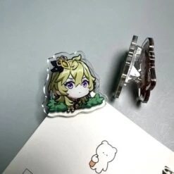 Genshin Impact Cute Chibi Emojis Clip Stands ON418 -EgrilDoll Fashion Outlet Store genshin impact cute chibi emojis clip stands on418 4cm interlayer klein circum 303