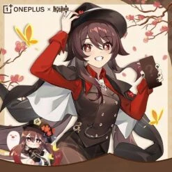 Genshin Impact Hutao X Oneplus Collab Accessories ON387