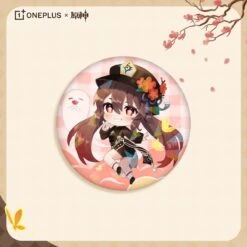 Genshin Impact Hutao X Oneplus Collab Accessories ON387 -EgrilDoll Fashion Outlet Store genshin impact hutao x oneplus collab accessories on387 walnut q version laser badge 344