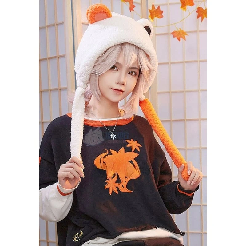 Genshin Impact Kazuha Cute Bear Winter Hat ON322 2 Genshin Impact Kazuha Cute Bear Winter Hat ON322 - Image 2