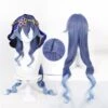 Genshin Impact Layla Curly Gradient Blue Wig ON161