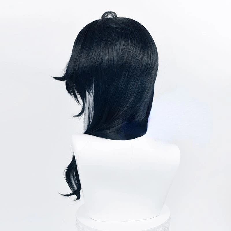 Genshin Impact Pantalone Fatui Harbingers Black Wig With White ON155 4 Genshin Impact Pantalone Fatui Harbingers Black Wig With White ON155 - Image 4