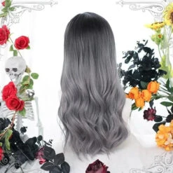 Gentle Lolita Silvery Gray Long Curls Hair EG15151 -EgrilDoll Fashion Outlet Store gentle lolita silvery gray long curls hair eg15151 wig 480