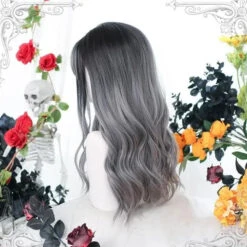 Gentle Lolita Silvery Gray Long Curls Hair EG15151 -EgrilDoll Fashion Outlet Store gentle lolita silvery gray long curls hair eg15151 wig 799