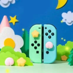 GG 4PCS Kawaii Stars And Peaches Thumb Grip ON522