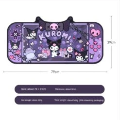 GG Gamer Girl Cartoon Kuromi Game Mousepad ON501 -EgrilDoll Fashion Outlet Store gg gamer girl cartoon kuromi game mousepad on501 3mm 585