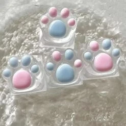 GG Kawaii Animal Paws Transparent Keycaps ON678 14 GG Kawaii Animal Paws Transparent Keycaps ON678 -EgrilDoll Fashion Outlet Store gg kawaii animal paws transparent keycaps on678 blue pink 1pcs keycap 809