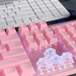GG Kawaii Animal Paws Transparent Keycaps ON678 11 GG Kawaii Animal Paws Transparent Keycaps ON678 -EgrilDoll Fashion Outlet Store gg kawaii animal paws transparent keycaps on678 keycap 197