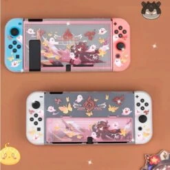 GG Kawaii Genshin Impact Hu Tao Transparent Nintendo Switch Protective Skin ON512 -EgrilDoll Fashion Outlet Store gg kawaii genshin impact hu tao transparent nintendo switch protective skin on512 861