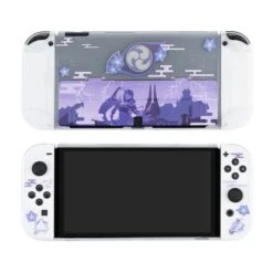 GG Kawaii Genshin Impact Kazuha Transparent Nintendo Switch Protective Skin ON516 -EgrilDoll Fashion Outlet Store gg kawaii genshin impact kazuha transparent nintendo switch protective skin on516 raiden 274