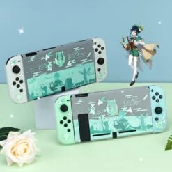 GG Kawaii Genshin Impact Venti Transparent Nintendo Switch Protective Skin ON503