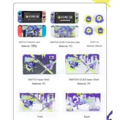 GG Kawaii Nintendo Switch Olet Splatoon Protective Skin ON515 -EgrilDoll Fashion Outlet Store gg kawaii nintendo switch olet splatoon protective skin on515 816