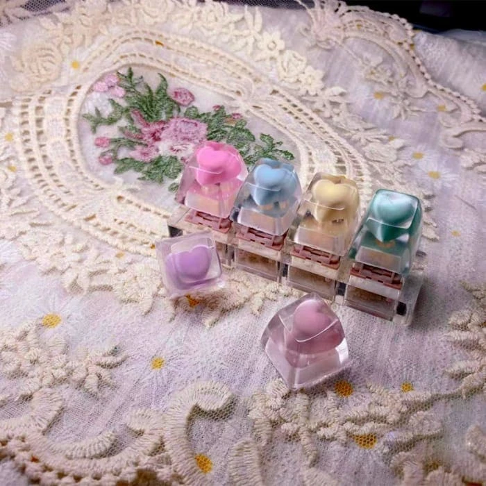 GG Love Heart Inside A Keycap ON683 2 GG Love Heart Inside A Keycap ON683 - Image 2