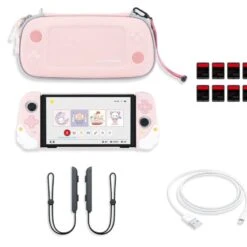 GG Pastel Console Nintendo Switch Oled Carry Case ON603 -EgrilDoll Fashion Outlet Store gg pastel console nintendo switch oled carry case on603 pink 100