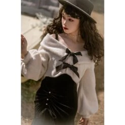 Gone With The Wind Elegant Lolita Dress ME13 -EgrilDoll Fashion Outlet Store gone with the wind elegant lolita dress me13 black coat s 716