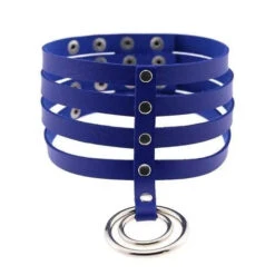 Gothic 4 Layer Collar Choker Necklace EG0019 -EgrilDoll Fashion Outlet Store gothic 4 layer collar choker necklace eg0019 blue 713