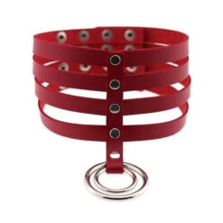 Gothic 4 Layer Collar Choker Necklace EG0019 -EgrilDoll Fashion Outlet Store gothic 4 layer collar choker necklace eg0019 red 355
