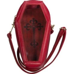Gothic 5 Colors Coffin Kawaii Handbag EE0836 -EgrilDoll Fashion Outlet Store gothic 5 colors coffin kawaii handbag ee0836 red purse 952