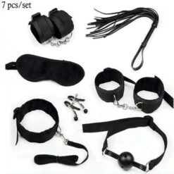 Gothic Adult Toy Bondage Set EG009 -EgrilDoll Fashion Outlet Store gothic adult toy bondage set eg009 black 7pcs 2 572